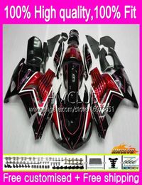 Inje￧￣o para Kawasaki ZX 14R ZZR 1400 ZX14R 12 13 14 15 16 17 73HM0 ZZR1400 ZX14R 2012 2013 2014 2015 2016 2017 OEM Fairing Red7551973