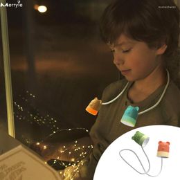 Table Lamps LED Book Light Flexible Handsfree Neck Novelty Desk Battery Power Camping Flashing Reading For Kids