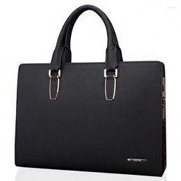 Briefcases 2022 Genuine Leather Handbags Men Secret Key Brand Fashion Men's Crossbody Bags High Quality Male Messenger