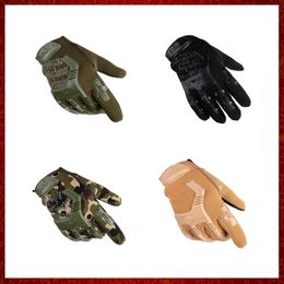 ST351 Tactical Military Gloves Paintball Airsoft Shot Soldier Combat Police Anti-Skid Motorcycle Full Finger Gloves Men's Gloves