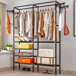 Clothing Storage Coat Rack Floor Bedroom Hanger Simple Clothes Household Multifunctional