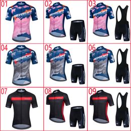 Pro Team MERIDA Cycling jersey Set Mens Summer Short Sleeve MTB Bike Clothing Ropa Ciclismo Breathable quick-dry Bicycling Sports Uniform Y22111901