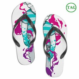 Slippers Fashion Fur Slippers Women Custom patterns and colors for beach hotel bedrooms Slipper Woman Casual shoess Y18