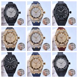 ZF Montre de luxe mens watches 41mm automatic mechanical movement Austrian diamond watch steel Wristwatches