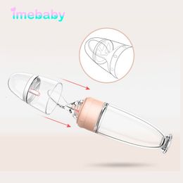 Cups Dishes Utensils Imebaby born Baby Silicone Rice Paste Bottle Baby Feeding Spoon Silicone Dropper Feeding Bottle Baby Spoon Bottle 221119