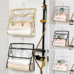 Clothing Storage Transparent Bathroom Bag Waterproof Dustproof Clothes And Toiletry Hanging Large Capacity Home Organiser Rangement