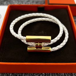 Tournis Tresse bangle bangles sheepskin bracelet designer cuff counter quality titanium steel material premium gifts offici8953834 ZWKL