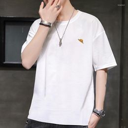 Men's T Shirts 2022 Summer Arrivals Simple Casual Plus Size M-4xl Fat Short-sleeved T-shirt All-match Men Sports Tops