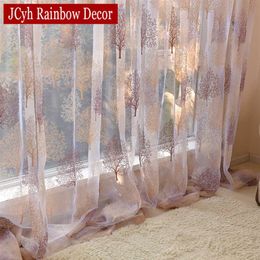 Cortina de tule de estilo japonês para a cortina de esgotamento da sala de estar para crianças Cortinas de cozinha de janela de quarto cortinas de cortina 210712250U