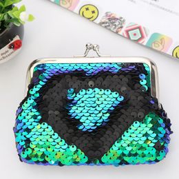 3in Glitter Bag Convenient Clip Coin Purse Storage Bins Mini Headphone Cable Storage 1223692