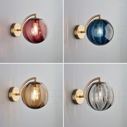 Wall Lamps Modern Metal G9 Lamp Living Room Light Fixture Nordic Bedroom Sconce Bedside Color Indoor Lighting