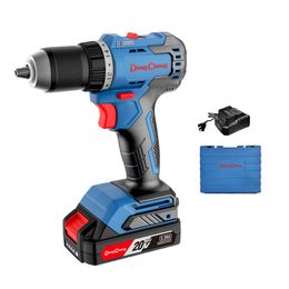 Dongcheng 2-Speed Power Drills Brushless Motor 20V Cordless Drill With Soft Start Function