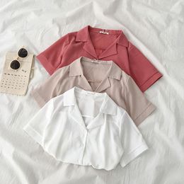 Clothing Sets Japanese Student School Uniforms Short Sleeve Cute Red Shirt For Girls Summer Korean Version Dress JK Sailor Suit Top