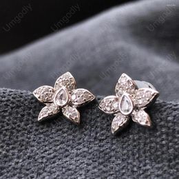 Stud Earrings UMGODLY Fashion S925 Sterling Silver Statement Noel Series Flowers Women Party Dinner Jewellery Gift