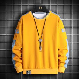 Erkek Hoodies Sweatshirts Moda Marka Hip Hop Erkekler Sonbahar Erkekler Sıradan Katı Pullover Sokak Giyim Giysileri Harajuku Tops 221119