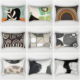 Pillow Decorative Home Throw Pillows Case For Sofa Cover Nordic 40x60cm 30 50cm 40 60 Creative Abstract Geometric Pattern Grey