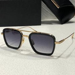 A DITA FLIGHT 006 Stark Vintage Sunglasses 18K Gold Plated Designer Sunglasses For Mens Fashionable Retro Luxury Brand Womes Eyeglass Dita Sunglasses 963
