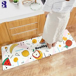 Carpets SunnyRain 1-Piece PU Waterproof Kitchen Rug Slipping Resistant Area And Carpet For Oilproof