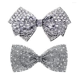 Dog Apparel Fahion Exquisite Decoration Pet Bowtie Bowknot Shining Diamond Slidable Collar For Dogs Cat Supplies Accessories