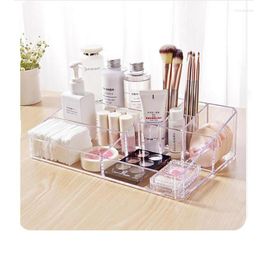 Storage Boxes Makeup Organiser Office Box Cosmetic Plastic Desk Bathroom Case
