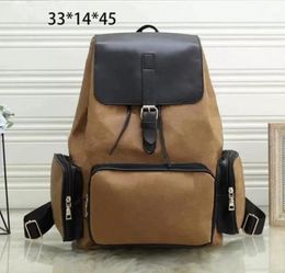 School Backpacks Classic Fashion Bag Women Men Leather Backpack Duffel Bags Unisex Purses creative 118