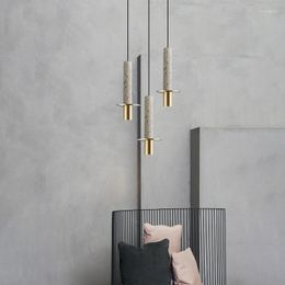 Pendant Lamps Nordic Crystal Industry Brand 3 Black Iron Pipe Design Lamp Hanging Lustres Avizeler Hanglampen Decoration Home