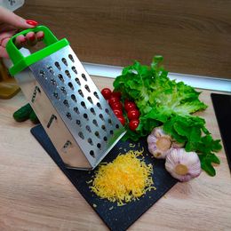 Stainless steel four-sided grater Potato onion radish grater Kitchen appliance