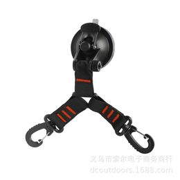 Outdoor double head suction cup hook camping tent canopy fixed car strap pet tile powerful vacuum suction cup