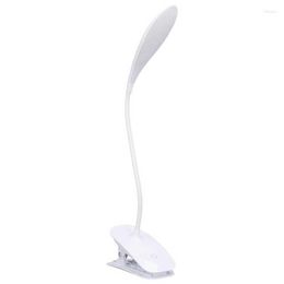 Table Lamps Clip Desk Lamp LED Reading Light Touch Control For Eye Protection