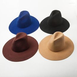 Berets High Top Fashion Designer Wool Hat For Women Men Causal Fedora Cap Custom Luxury Panama Jazz Sombrero Mujer Cape Bone