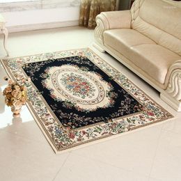 Carpets 80x120cm And 70x140cm European Style Chenille Fabric Jacquard Carpet/rectangle Floral Rug Machine Made