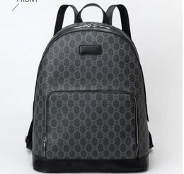 Luxurys Men And Women's Casual Style Backpacks Large Capacity Letter Printing Yellow Strap Solid Bag Computer Satchels 2 Colors 118