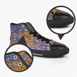 Men Stitch Shoes Custom Sneakers Canvas Women Fashion Black White Mid Cut Breathable Walking Jogging Color3