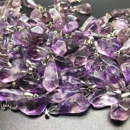 Amethyst Pendant Natural Crystal Energy Necklace Yoga Meditation Healing Gift Wholesale