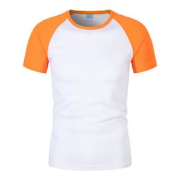 Camisas casuales para hombres al por mayor de hombres secos rápidos camisetas deportivas poliéster camiseta