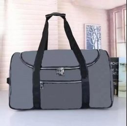 Designers Luxurys 55cm luggage Bags pu Leather Handbags Fashion Women Travel Bags men duffel bag female large capacity sports purse 118