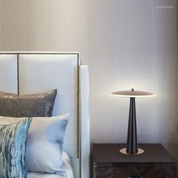 Table Lamps LED Desk Lamp Modern Gold Light Warm Color Night Decoration Apartment