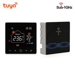 Smart Remote Control Tuya Wireless Programmable Digital Thermostat Wifi Gas Boiler Temperature ler For Home Room Heating 221119