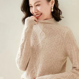 Women's Sweaters Women's Pullover Women 2022 Wool Turtleneck Sweater Ladies Clothes Casual Knit Plus Size Inde Top Warm Winter