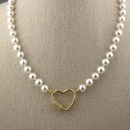 Chains 5pcs Handmade Shell Pearl Bead Knot Necklace Fashion Wholesale Long Jewelry