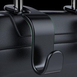 Car Organiser 2pcs Seat Back Hook Headrest Hooks Auto Hanger Storage Holder For Handbag Purse Bags Clothes Coats