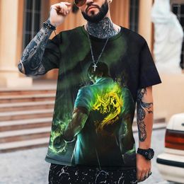 Men's T Shirts Emo 3D Print T-shirt Anime Clothes Summer Style Design Tees Men Women Child Comfortable Fitted Soft Tops