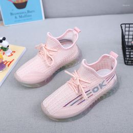 Athletic Shoes Spring Autumn Kids Girls Woven Boys Casual Sports Sneakers Baby First Walkers Breathable Mesh Running Zapatilla