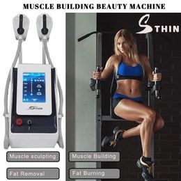 Ems Muscle Stimulator Fat Burning Slimming Machine Cellulite Removal Abdomen Arms Legs Buttock Treatment Non-Invasive Painlessness