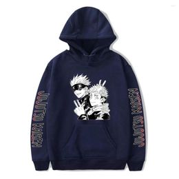 Men's Hoodies Anime Jujutsu Kaisen Sweatshirts Men/Women Casual Hoodie Print Harajuku Streetwear High Quality Cotton