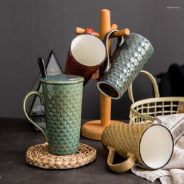 Mugs Ceramic Coffee Mug Creative Tea Cup Breakfast Milk Home Drinkware Lovers Wedding Gift