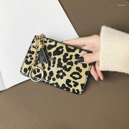 Wallets The Leopard Leather Ladies Wallet PU Zipper Multi Card Slot