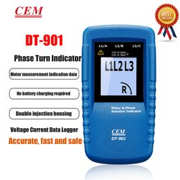 CEM DT-901 DT-902 Phase Rotation Indicator Three-Phase Electric Alternating Current Phase Sequence Steering Indicator New.