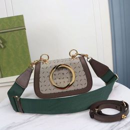 Messenger Crossbody Bag Vintage Shoulder Bags Handbags Canvas Leather Clutch Purse Metal Hardware Big Letter Flap Hasp Cell Phone Pocket Removable Wide Strap