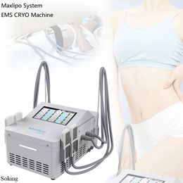 Ems Stimulator Cryolipolysis Machine Non Vacuum 8 Pieces Cryo Pads Cryotherapy Fat Freeze Equipment Elecrtic Muscle Stimulation Equipment Cellulite Removal